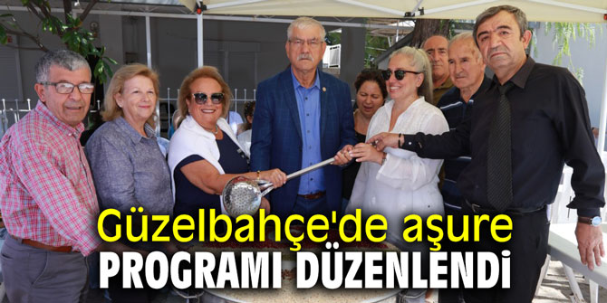 Güzelbahçe'de aşure programı düzenlendi