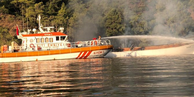 Teknede yangın! 1 ölü, 4 yaralı
