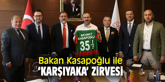AK Parti Karşıyaka'dan Bakan Kasapoğlu’na ziyaret!