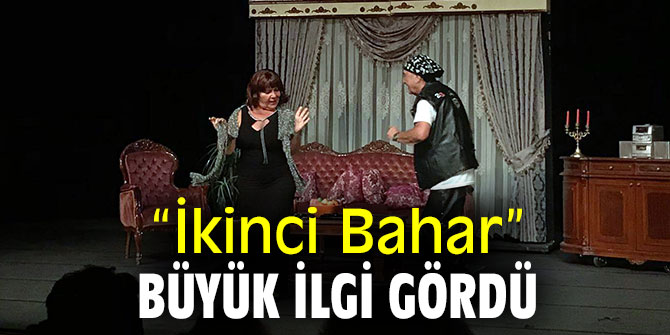 “İkinci Bahar” adlı tiyatro oyununa Bergamalılar'dan büyük ilgi