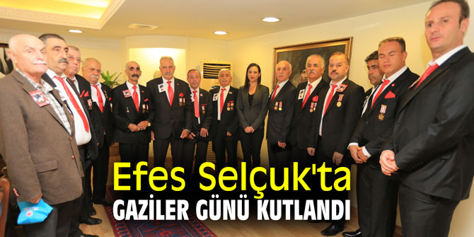 Efes Selçuk'ta Gaziler Günü kutlandı