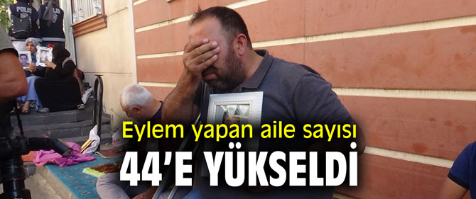 Eylem yapan aile sayısı 44’e yükseldi