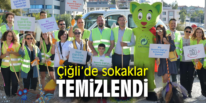 Çiğli’de temizlik çalışması yapıldı!