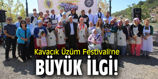Kavacık Üzüm Festivali'ne büyük ilgi!