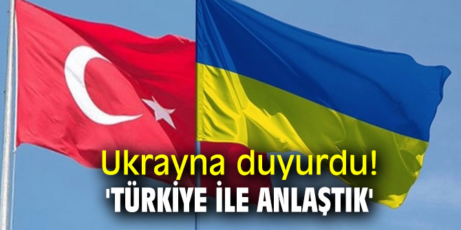 Flaş açıklama! 'Türkiye ile anlaştık'