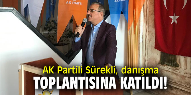 AK Partili Sürekli, danışma toplantısına katıldı!