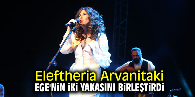 Eleftheria Arvanitaki Ege'nin iki yakasını birleştirdi
