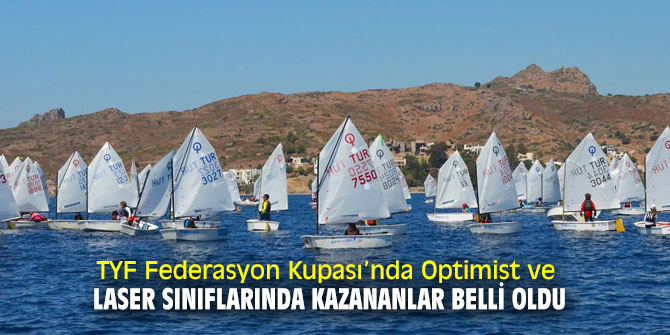 Optimist ve  Laser sınıflarında kazananlar belli oldu