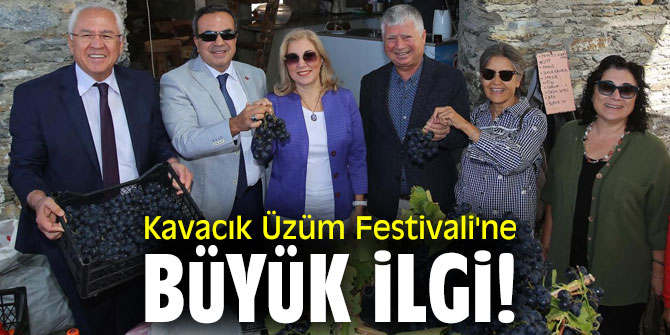 Kavacık Üzüm Festivali'ne büyük ilgi!