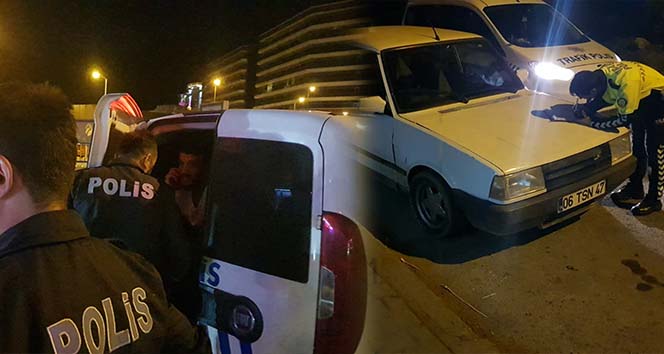 Alkollü sürücüye 4 bin 36 TL ceza kesildi
