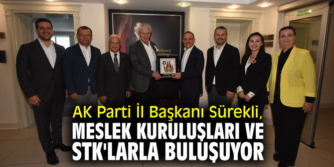 AK Parti İl Başkanı Sürekli, meslek kuruluşları ve STK'larla buluşuyor