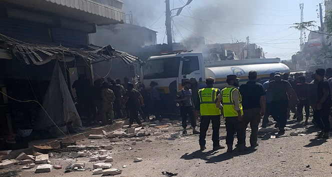 Bomba yüklü araçla saldırı: 1 ölü, 11 yaralı