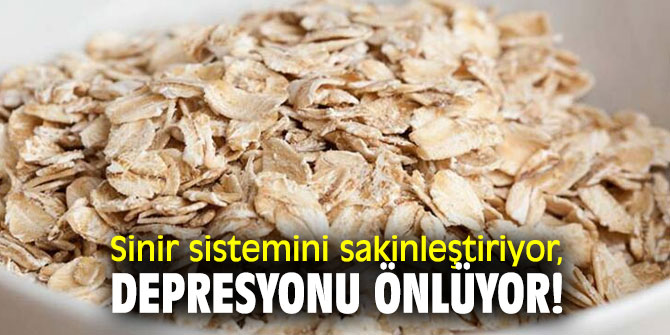 Sinir sistemini sakinleştiriyor, depresyonu önlüyor!