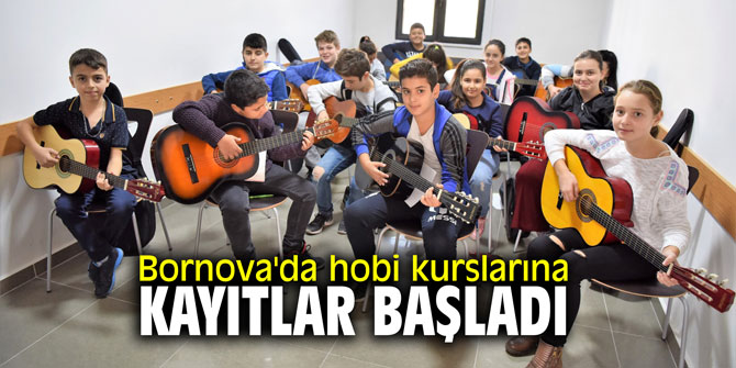 Bornova'da hobi kurslarına kayıtlar başladı