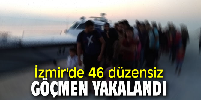 İzmir'de kaçak göçmen operasyonu!