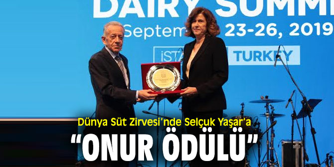 Selçuk Yaşar’a “Onur Ödülü”
