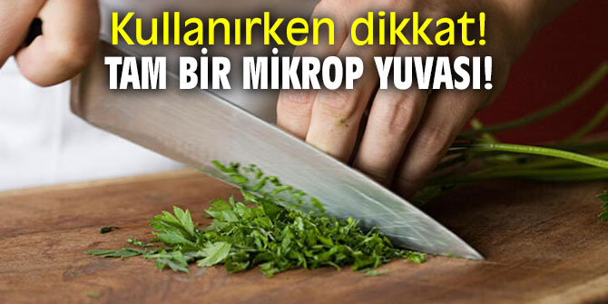 Kullanırken dikkat! Tam bir mikrop yuvası!