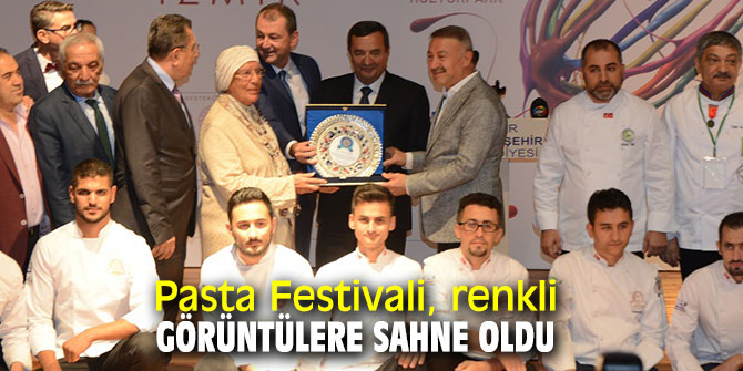 Pasta Festivali, renkli görüntülere sahne oldu