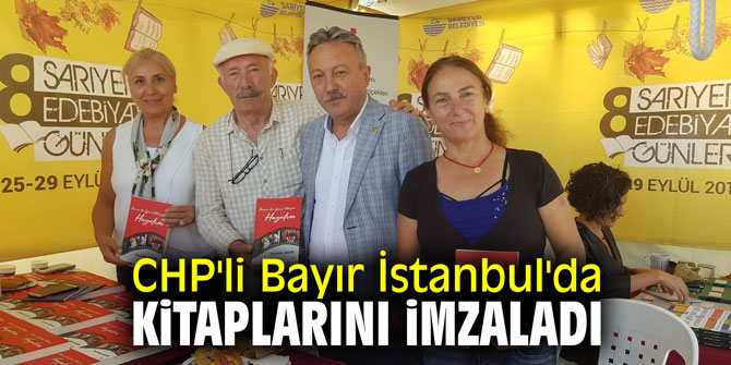 CHP'li Bayır İstanbul'da kitaplarını imzaladı
