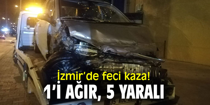 Feci kaza: 1’i ağır, 5 yaralı