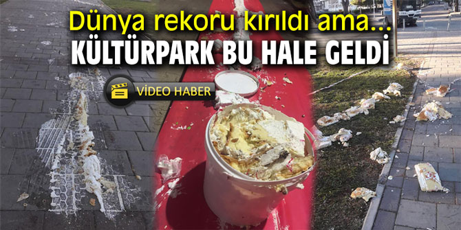 Dünya rekoru kırıldı ama Kültürpark bu hale geldi