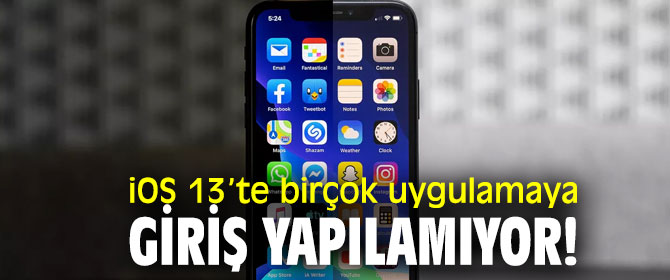 iOS 13’te büyük hata!