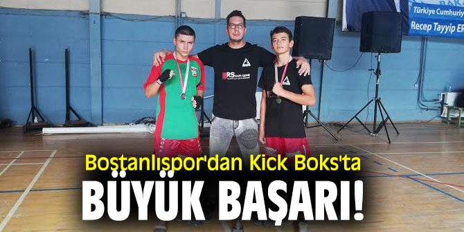 Bostanlıspor'dan Kick Boks'ta büyük başarı!