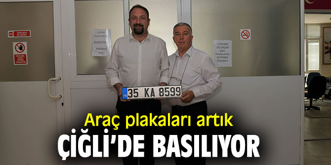 Çiğli'de araç plakası hamlesi!