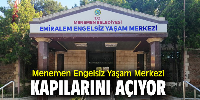 Menemen'de engeller kalkıyor!