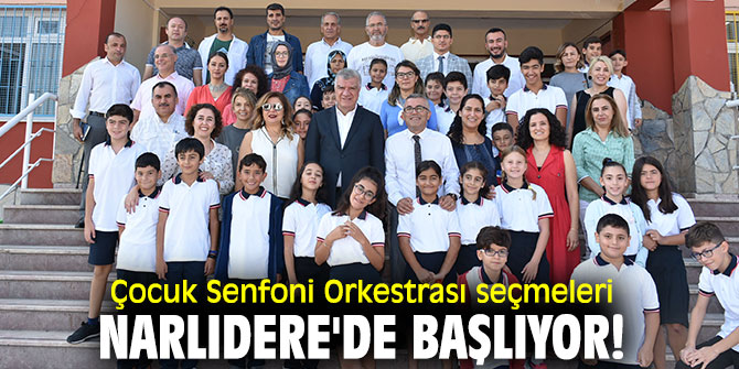  Çocuk Senfoni Orkestrası seçmeleri Narlıdere'de başlıyor!