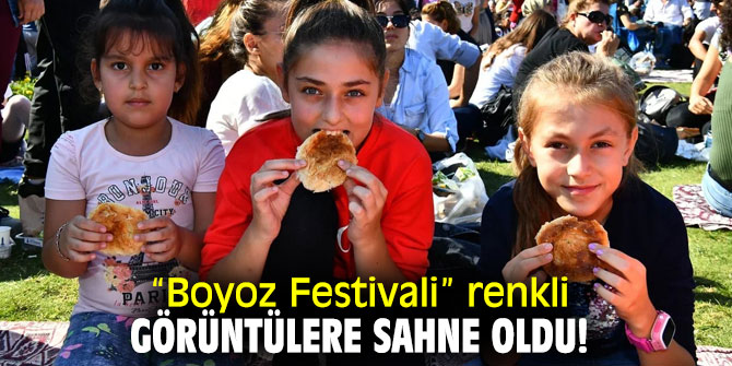 “Boyoz Festivali” renkli görüntülere sahne oldu!