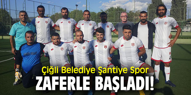 Çiğli Belediye Şantiye Spor'dan büyük başarı!