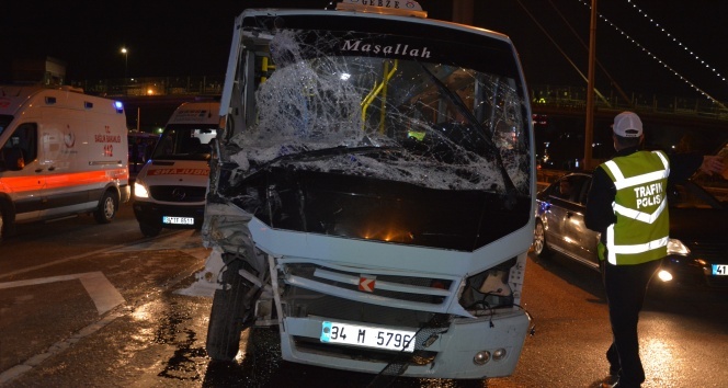 Minibüs dehşet saçtı: 12 yaralı