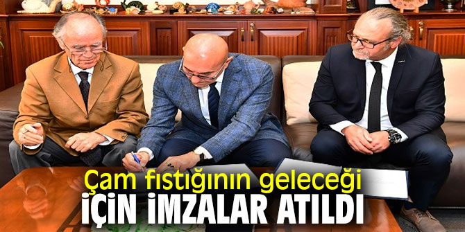 Çam fıstığının geleceği için imzalar atıldı