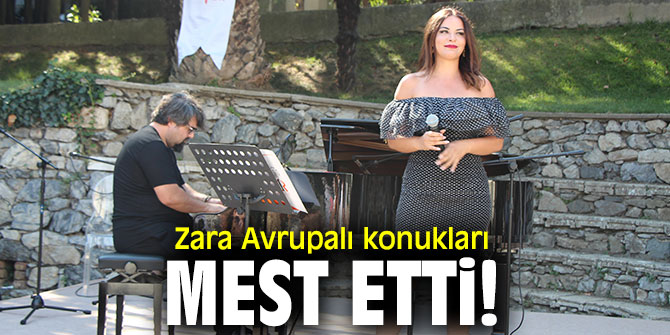 Zara, Venedik Sarayı bahçesinde konser verdi!