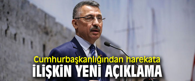 Cumhurbaşkanlığından Barış Pınarı Harekâtı'na ilişkin yeni açıklama!