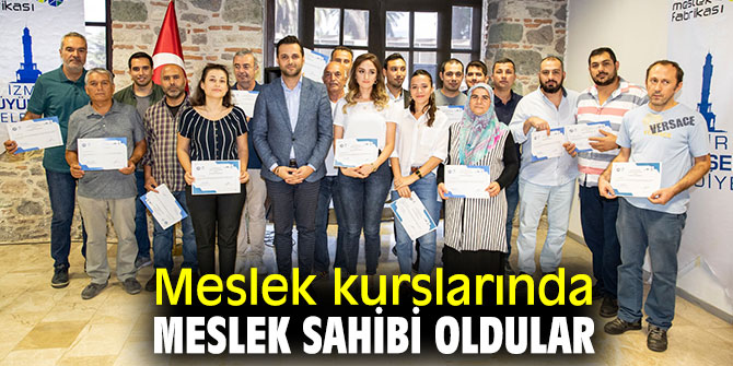 Meslek kursları 278 mezun verdi!