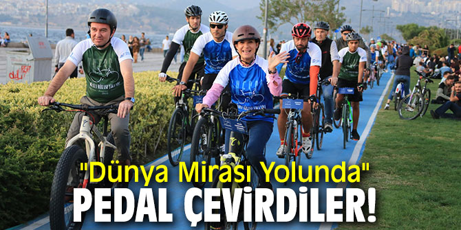 "UNESCO Dünya Mirası Yolunda Bisiklet Turu" için pedal çevirdiler!