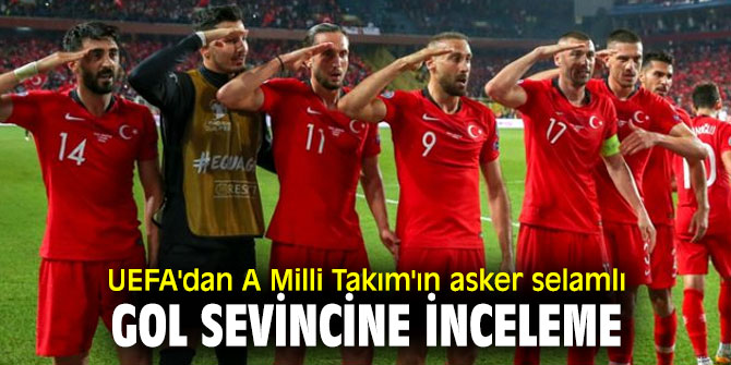 UEFA'dan A Milli Takım'a inceleme
