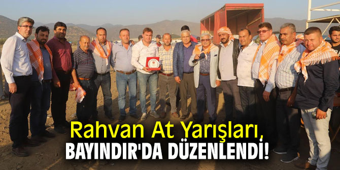 Rahvan At Yarışları, Bayındır'da düzenlendi!