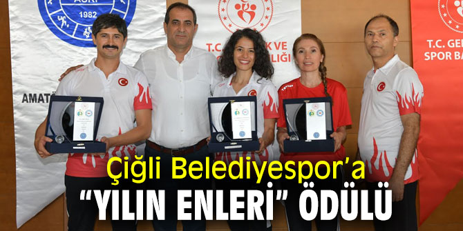 Çiğli Belediyespor’a “Yılın Enleri” ödülü