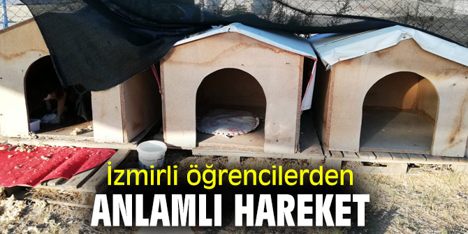 İzmirli öğrencilerden anlamlı hareket