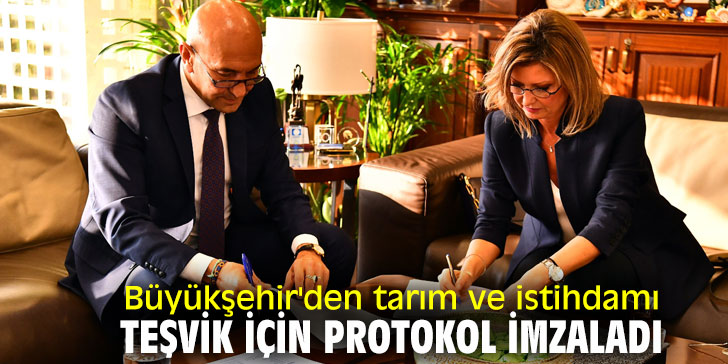 Büyükşehir'den tarım ve istihdamı hamlesi!