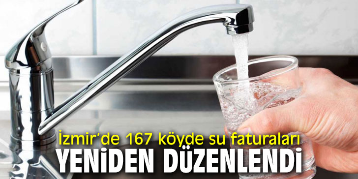 İZSU açıkladı! su faturaları yeniden düzenlendi