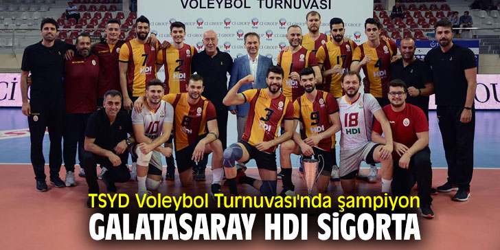 TSYD Voleybol Turnuvası'nda şampiyon belli oldu!