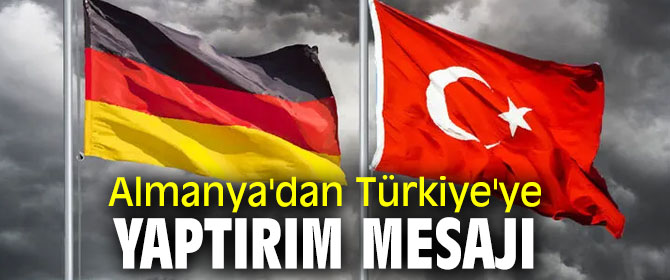 Almanya'dan flaş Türkiye açıklaması!