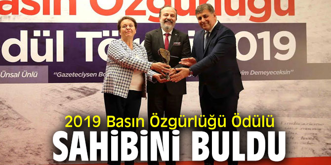 Basın Özgürlüğü Ödülü’nün sahibi Gazeteci Ünsal Ünlü oldu!