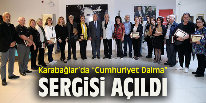 Karabağlar’da “Cumhuriyet Daima” sergisi açıldı