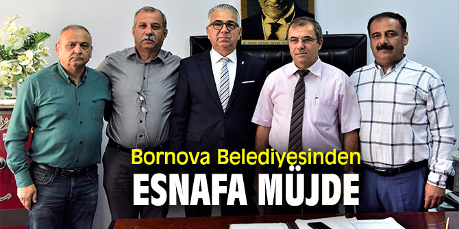 Bornova Belediyesinden esnafa müjde