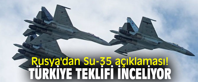 Rusya'dan flaş Su-35 açıklaması